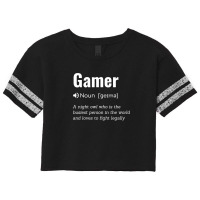 Epic Gamer - Cool Gamers Quote Funny - Typical Gaming Scorecard Crop Tee | Artistshot