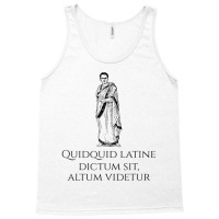 Latin Saying Ancient Rome Classical Roman Quote Tank Top | Artistshot