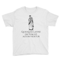 Latin Saying Ancient Rome Classical Roman Quote Youth Tee | Artistshot