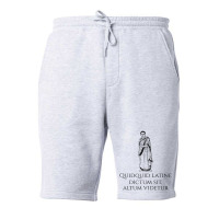 Latin Saying Ancient Rome Classical Roman Quote Fleece Short | Artistshot