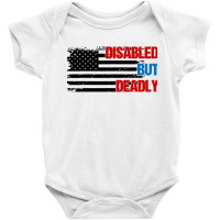 Disabled But Deadly Baby Bodysuit | Artistshot