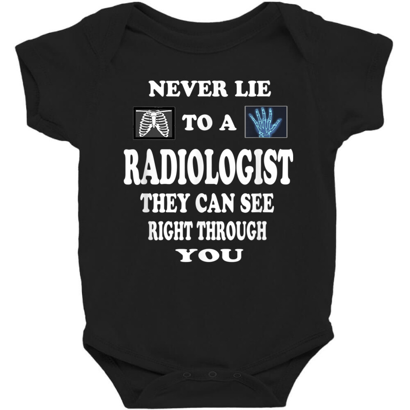 Radiologist Funny T Shirt Gift Idea Radiology Doctor Shirt Baby Bodysuit by cm-arts | Artistshot