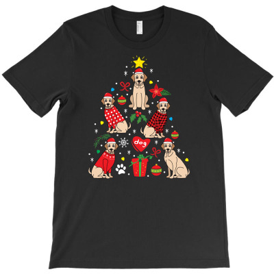 Labrador Christmas Ornament Tree T-shirt Designed By Irma Rahmawati