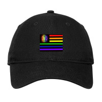 Satanic Temple Pride Flag Adjustable Cap | Artistshot