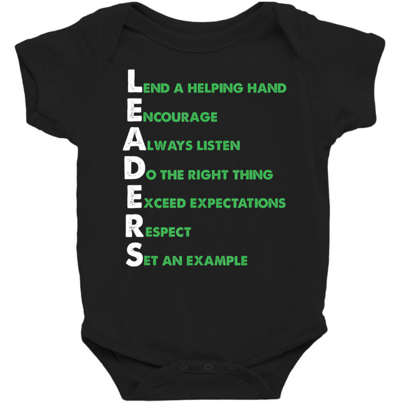 Boss Team Lead Manager Leadership Group Leaders Meaning Baby Bodysuit by cm-arts | Artistshot