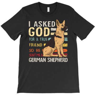 German Shepherd Dog Lover Mom Dad Cute Funny Gift T-shirt Designed By Irma Rahmawati