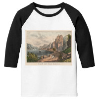 Vintage Rhine River Illustration (1907) Sweatshirt Youth 3/4 Sleeve | Artistshot