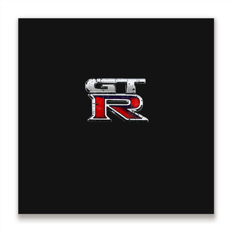 Gtr Carbon Fiber 1 Metal Print Square | Artistshot