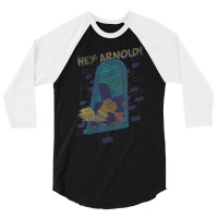 Womens 90s Hey Arnold On The Lookout V-neck 3/4 Sleeve Shirt | Artistshot