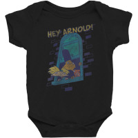 Womens 90s Hey Arnold On The Lookout V-neck Baby Bodysuit | Artistshot