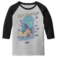 Womens 90s Hey Arnold On The Lookout V-neck Youth 3/4 Sleeve | Artistshot