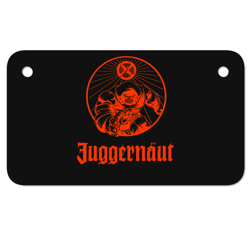 Anesthetic Juggernaut Motorcycle License Plate | Artistshot