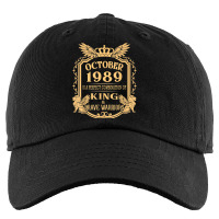 King Born In October 1989 Is A Combination King Birthday Gif T Shirt Kids Cap | Artistshot