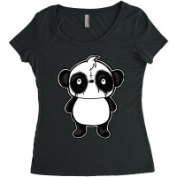 Panda Satan Women's Triblend Scoop T-shirt | Artistshot