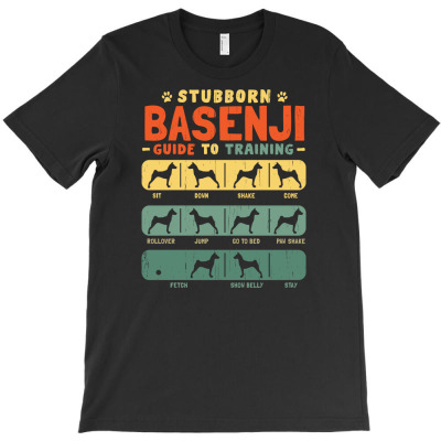 Basenji Funny Guide To Traning T-shirt Designed By Irma Rahmawati