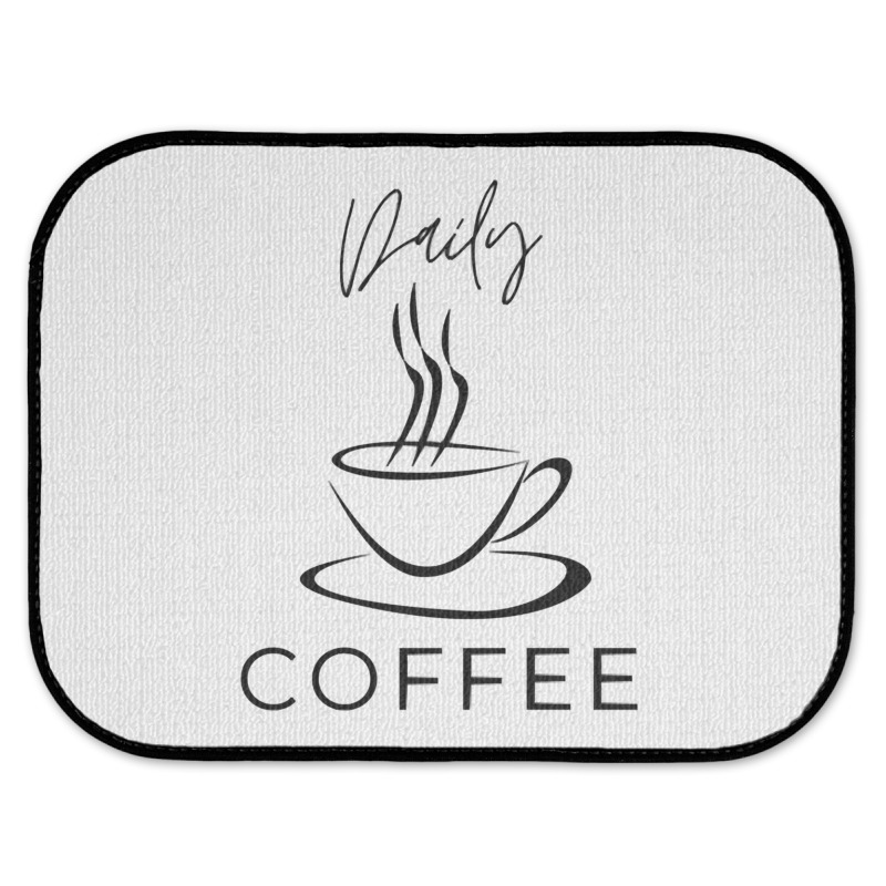 Daily Coffee Rear Car Mat | Artistshot