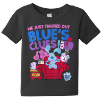 Womens Blue's Clues & You Group Shot Just Figured Out Blue's Clues V-n Baby Tee | Artistshot