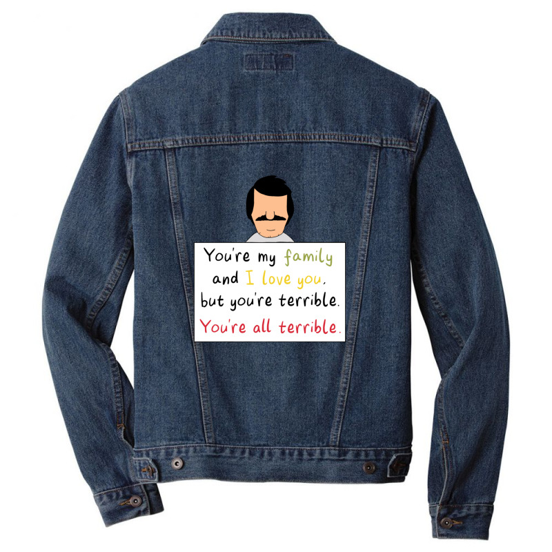 You're All Terrible Gift Men Denim Jacket | Artistshot