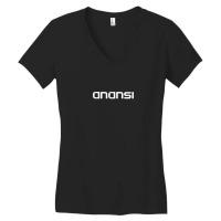 Anansi - Mirror's Edge Catalyst (white Words) Women's V-neck T-shirt | Artistshot