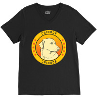 Chinook Chinook Dog Portrait V-neck Tee | Artistshot