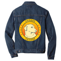 Chinook Chinook Dog Portrait Men Denim Jacket | Artistshot