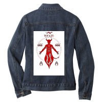 Satanic Ladies Denim Jacket | Artistshot