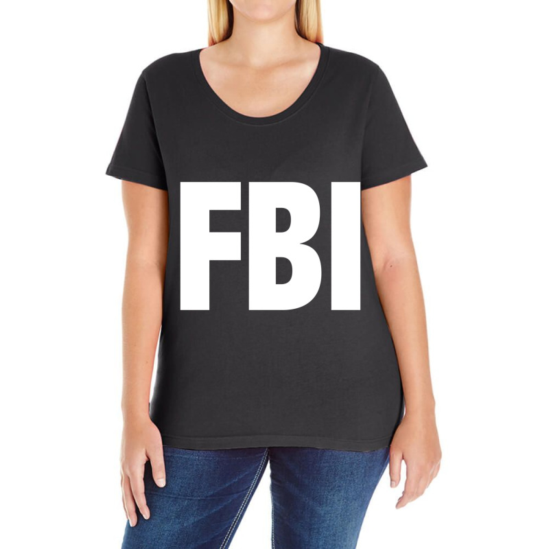 Love Fbi Greatness Women Men Kids Ladies Curvy T-Shirt by cm-arts | Artistshot