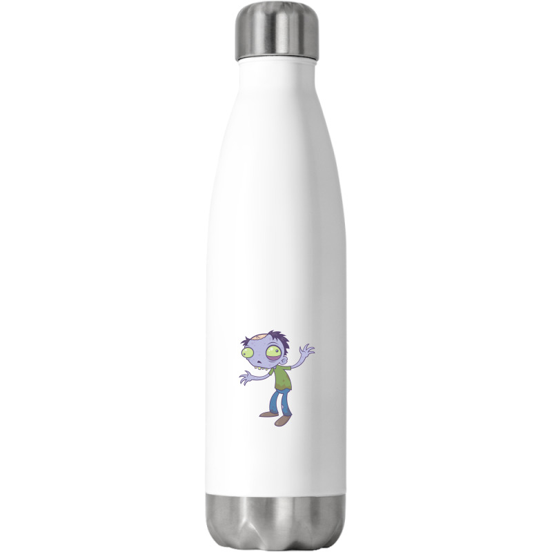 Cartoon Zombie Stainless Steel Water Bottle | Artistshot