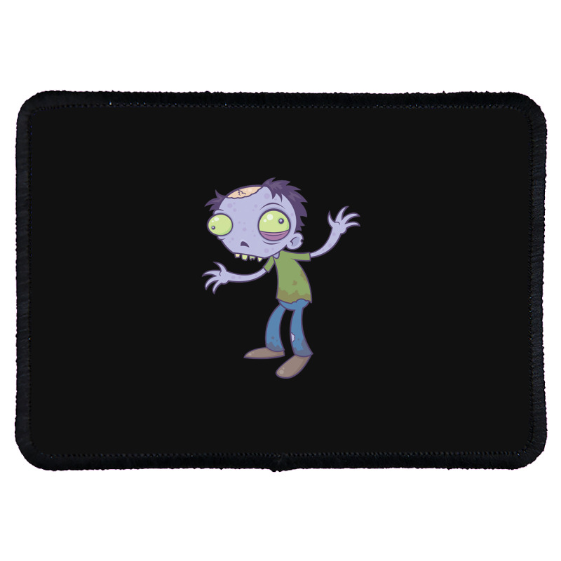 Cartoon Zombie Rectangle Patch | Artistshot