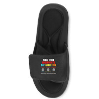 What Your Fingerprints Say Forensic Scientist Novelty Slide Sandal | Artistshot