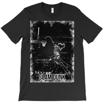 Slam Dunk Basketball T-shirt Designed By Animal Machine