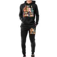 Just A Girl Who Loves Dancing Dancer Quote Hoodie & Jogger Set | Artistshot