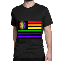 Satanic Temple Pride Flag Classic T-shirt | Artistshot