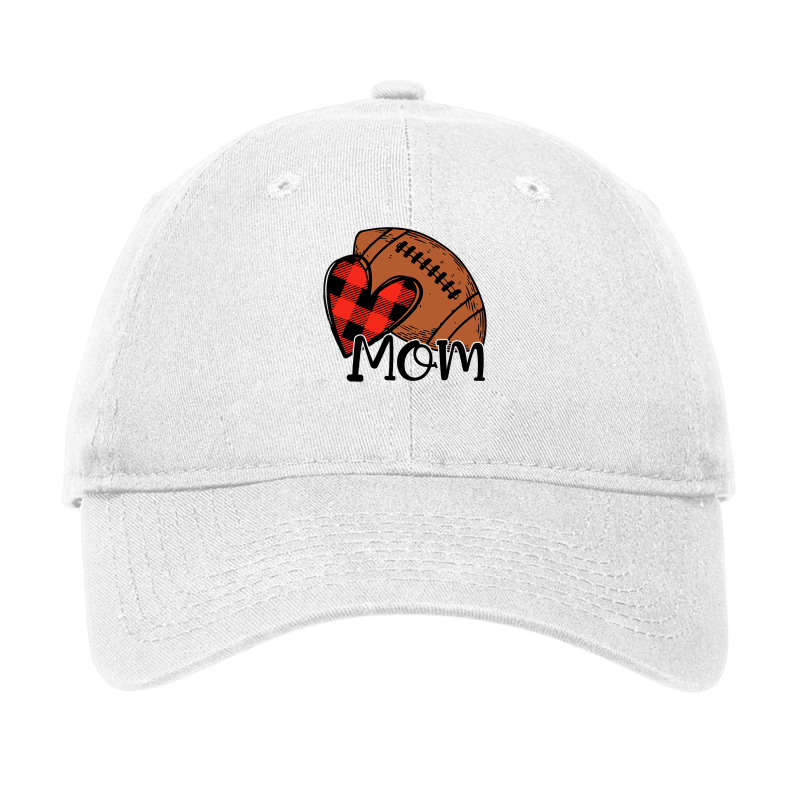 Football Football Mom Cute Football Heart 135 Football Player Adjustable Cap by coolquirrell | Artistshot