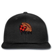 Football Football Mom Cute Football Heart 135 Football Player Printed Hat | Artistshot