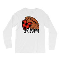 Football Football Mom Cute Football Heart 135 Football Player Long Sleeve Shirts | Artistshot