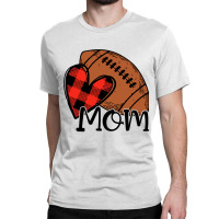 Football Football Mom Cute Football Heart 135 Football Player Classic T-shirt | Artistshot