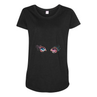 Beautiful Eyes Maternity Scoop Neck T-shirt | Artistshot