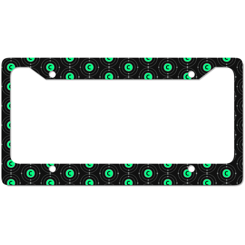 Carbon Atom Become Molecules For Halloween License Plate Frame | Artistshot