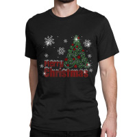 Sparklenation Merry Christmas Tree Bling Rhinestone T Shirt Classic T-shirt | Artistshot