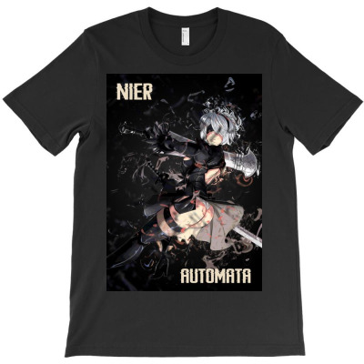 Nier Automata Art 1 T-shirt Designed By Animal Machine