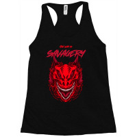 The Way Is Savagery  Oni Head Racerback Tank | Artistshot