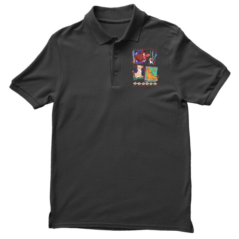 Lion & King Simba And Timon Graphic Men's Polo Shirt by althubich | Artistshot