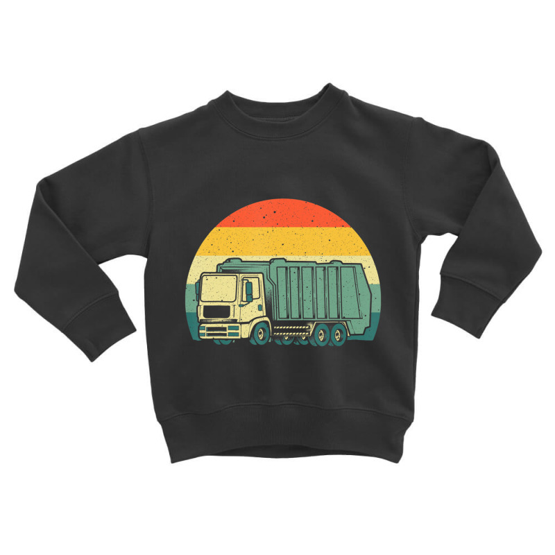 Garbage Truck S Men Women Trash Truck Toddler Sweatshirt by cm-arts | Artistshot