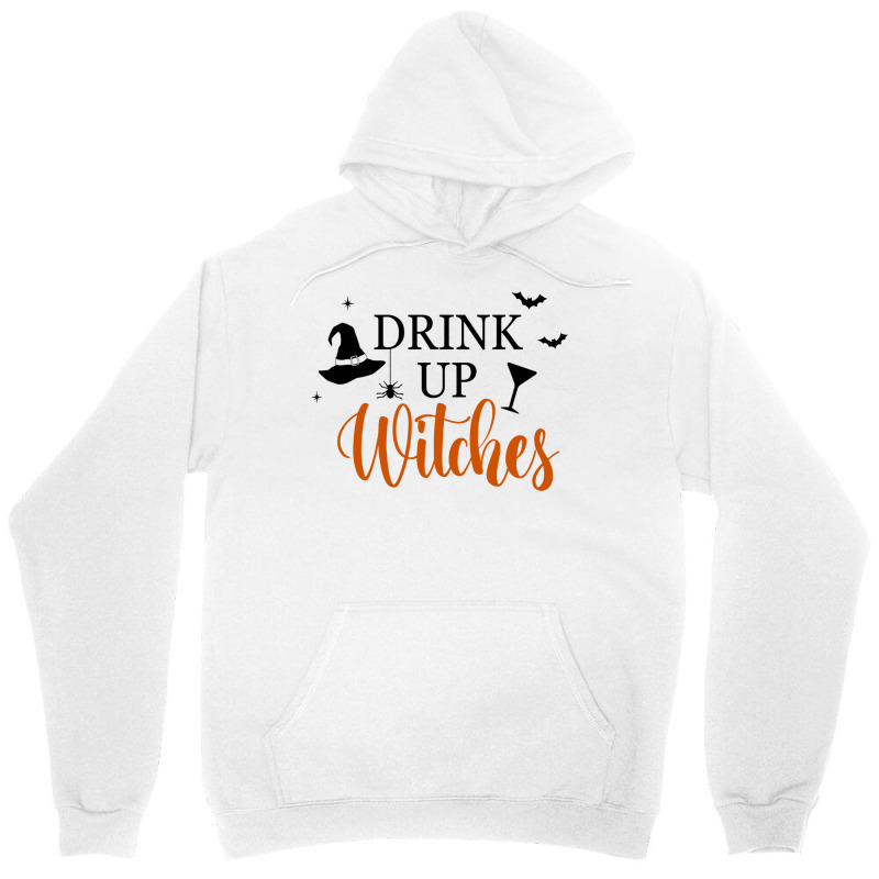 Drink Up Witches Funny Halloween Novelty Fall Holiday Item Long Sleeve Unisex Hoodie by cm-arts | Artistshot