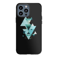 Geometric Triangle Compilation In Teal Iphone 13 Pro Max Case | Artistshot