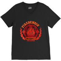 Womens Firebendin University Fire Nation V-neck V-neck Tee | Artistshot