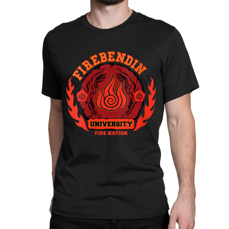 Womens Firebendin University Fire Nation V-neck Classic T-shirt | Artistshot