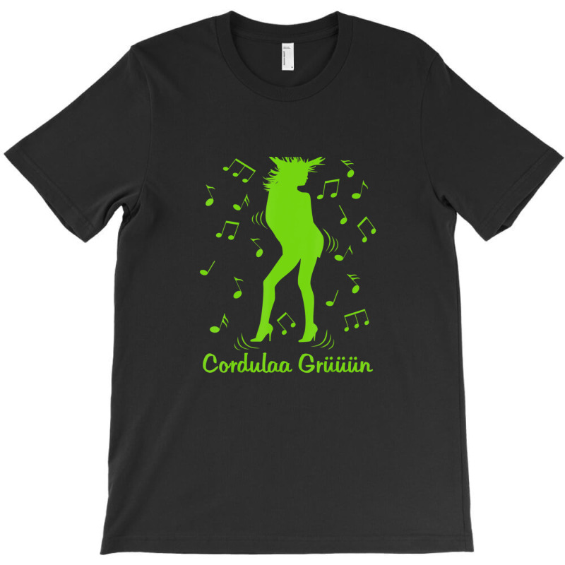 Cordula Dance Party Music Costume Green Carnival Sexy T-shirt | Artistshot