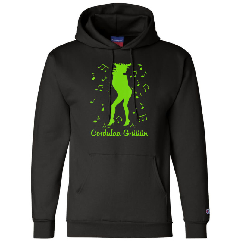 Cordula Dance Party Music Costume Green Carnival Sexy Champion Hoodie | Artistshot